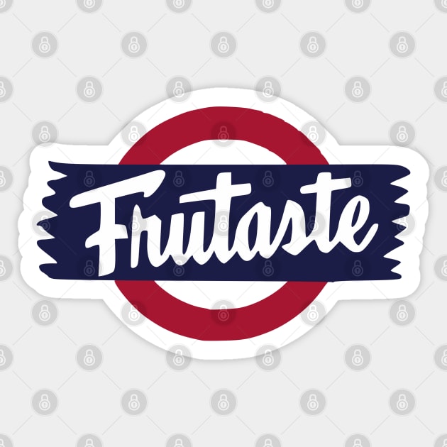 Vintage Soda Pop Bottle Cap - Frutaste Sticker by Yesteeyear